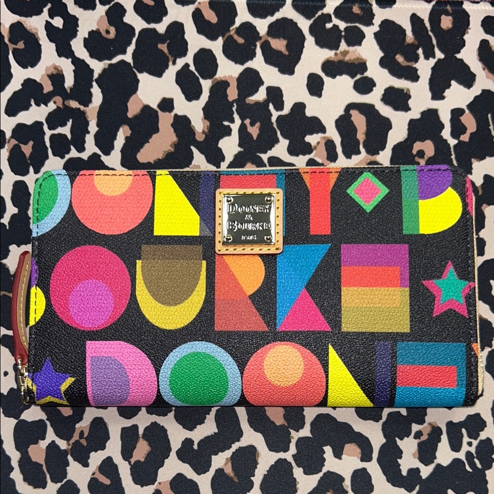 Dooney & Bourke Multicolor Graphic Wallet